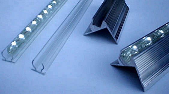 LED Treppenprofil mit LED Leiste